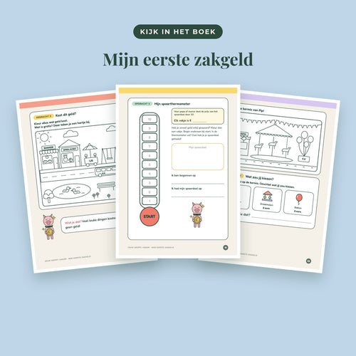 Jouw Grippy Junior — Mijn eerste zakgeld werkboek (6 tot 8 jaar)