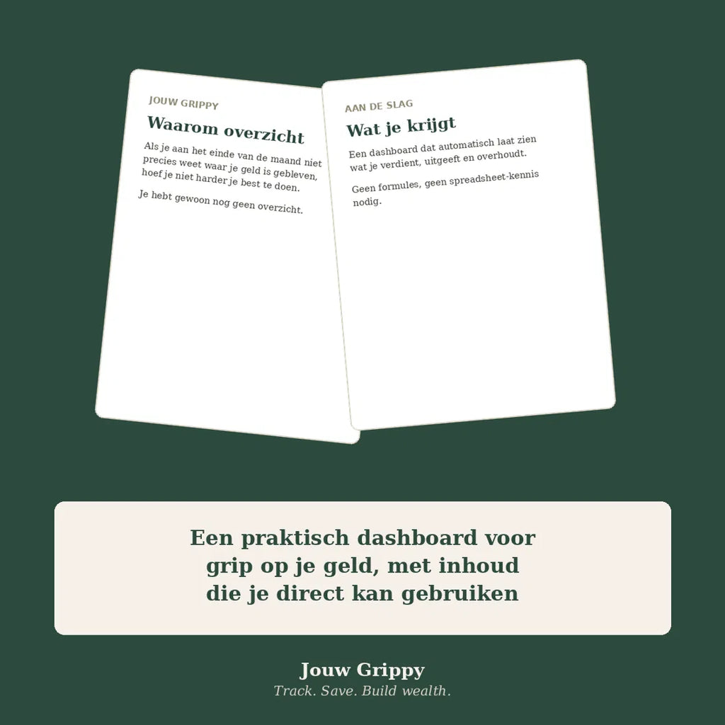 Jouw Grippy — Budget Dashboard & Template